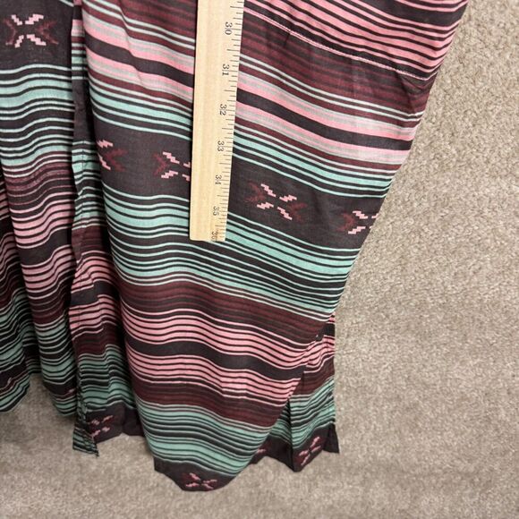 Ariat Duster Serape Womens M/L Striped‎ Southwestern Kimono Jacket Top Cardigan - Picture 7 of 10